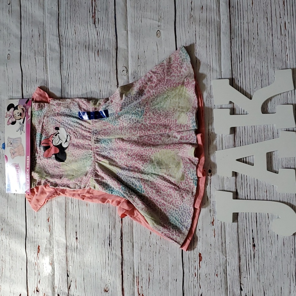 🆕️ DISNEY MINNIE MOUSE GIRLS TWO PACK DRESSES 👧